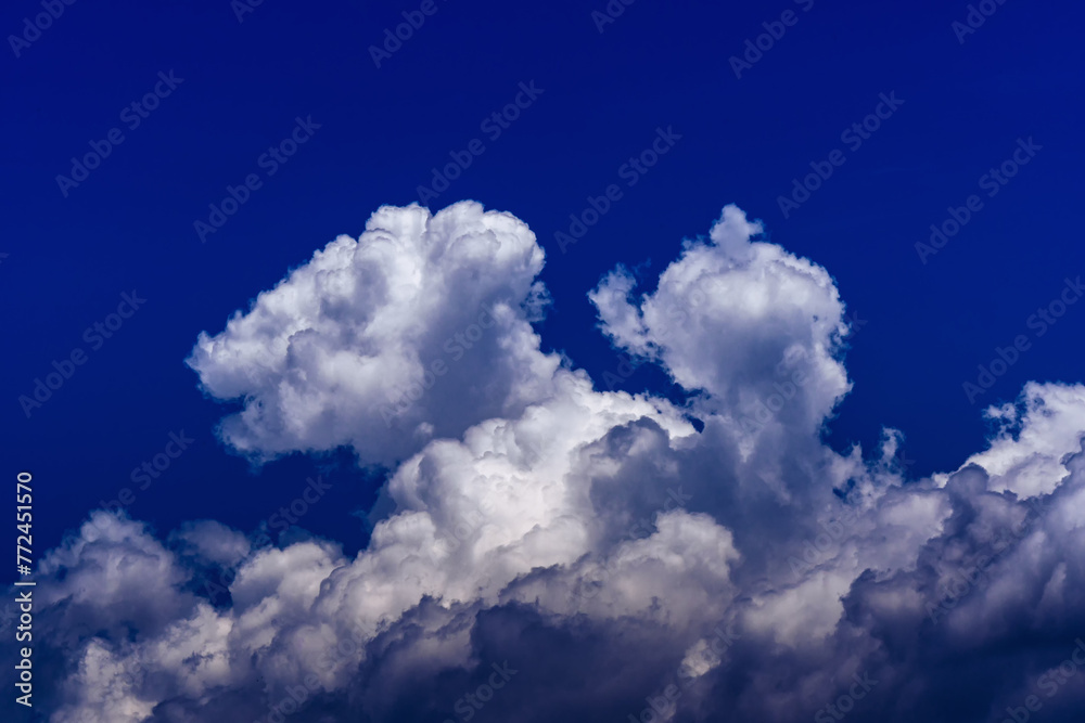 Beautiful cumulonimbus clouds with blue sky background. Beautiful cumulonimbus clouds with blue sky background.