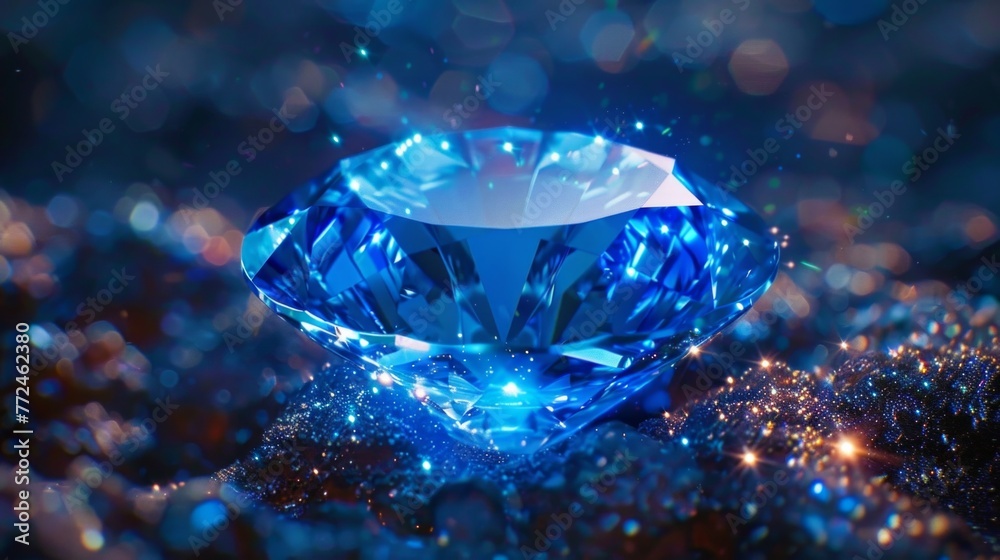 background of classic diamond blue tone background of classic diamond blue tone
