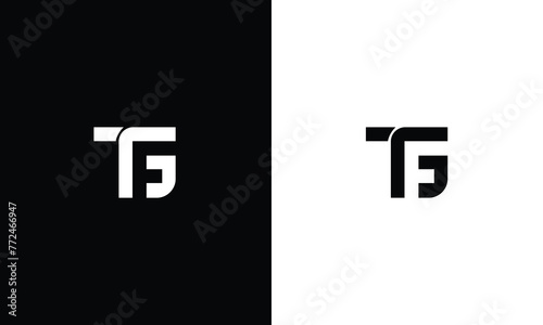 TG logo initial letter design template