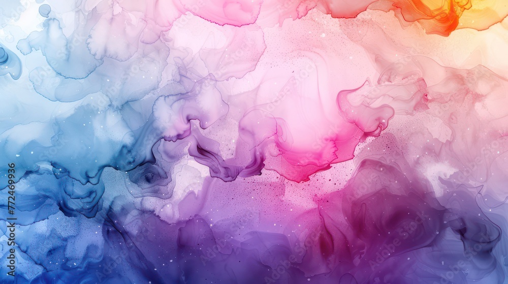 purple watercolor smoky alcohol ink background