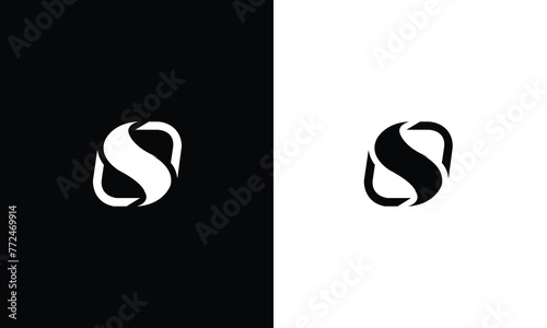 S Logo. S Letter Icon Design Vector Illustration.