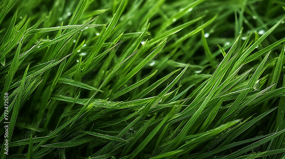 Naklejka premium Grass texture stock photo Grass, Grass - Cultivated land, High angle view, Generate AI