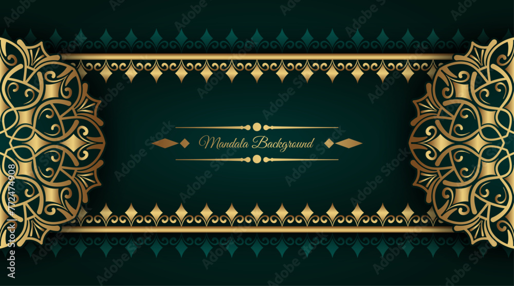 luxury background with mandala ornament luxury background with mandala ornament