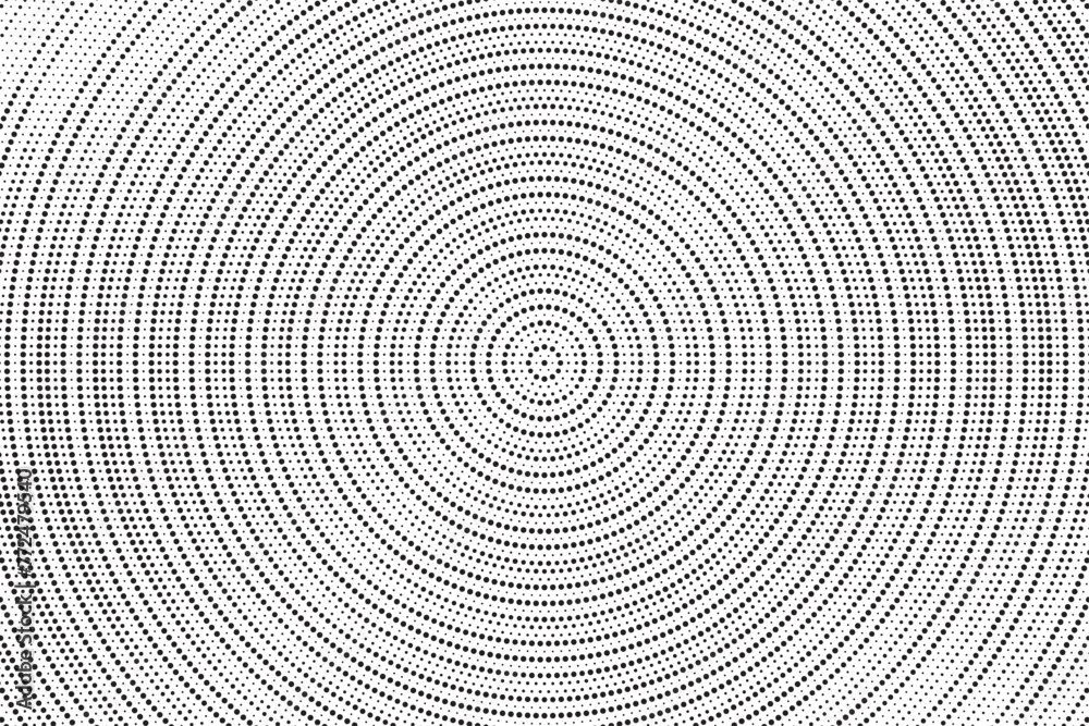 Halftone vector background. Monochrome halftone pattern. Abstract geometric dots background. Pop Art comic gradient black white texture. Design for presentation banner, poster, flyer, business card. Halftone vector background. Monochrome halftone pattern. Abstract geometric dots background. Pop Art comic gradient black white texture. Design for presentation banner, poster, flyer, business card.