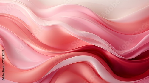 pink liquid effect , wallpaper , abstract , wave line light gold, background white pink  Generate AI © VinaAmeliaGRPHIC