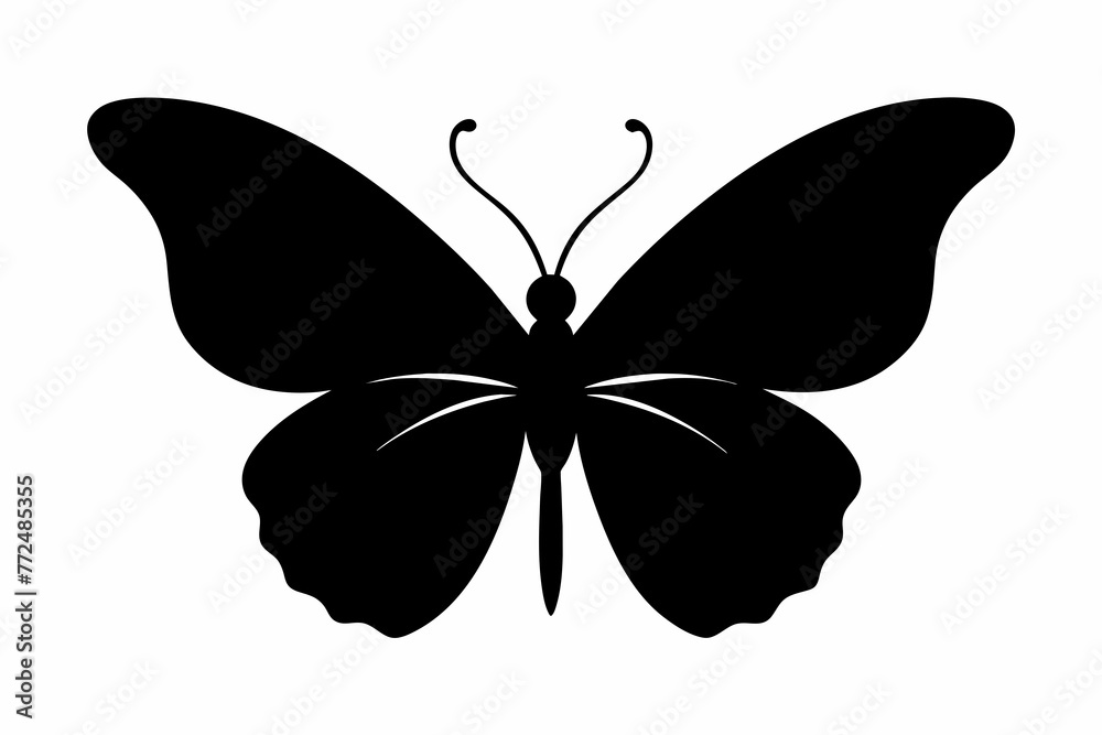 Simple Butterfly Silhouette Vector Illustration: Explore Elegant Butterfly Silhouettes for Your Design Needs Simple Butterfly Silhouette Vector Illustration: Explore Elegant Butterfly Silhouettes for Your Design Needs