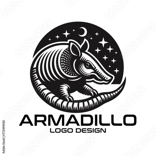 Armadillo Vector Logo Design