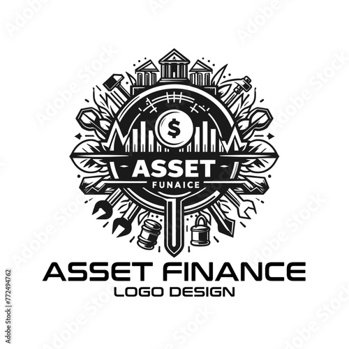 Asset Finance Vector Logo Design