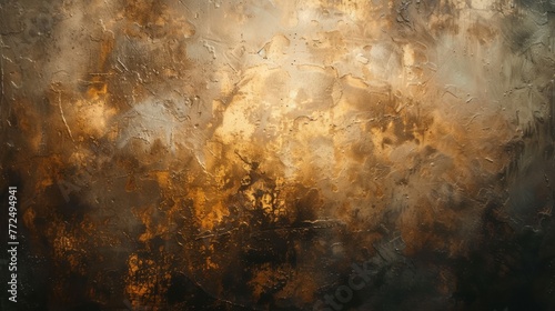 Gold background or texture and gradients shadow. Abstract gold background. © nataliia_ptashka
