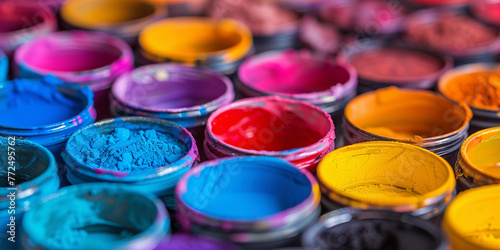 Variation of powder coatings