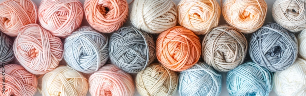 Group of Yarn Balls Group of Yarn Balls