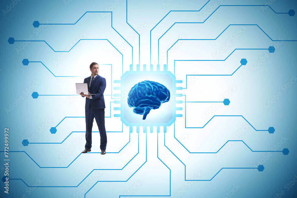Concept of AI - artificial intelligence in action Concept of AI - artificial intelligence in action