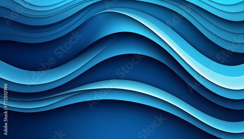 blue modern waves background