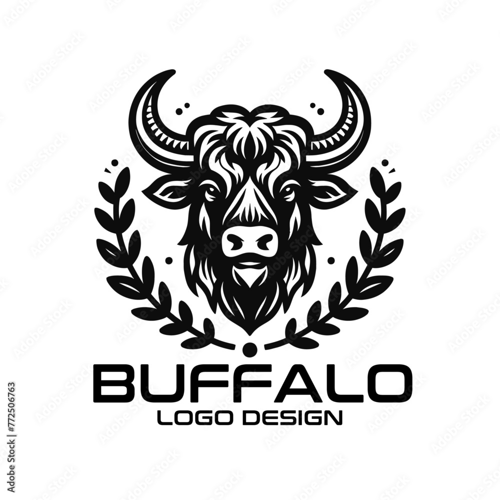 Buffalo Vector Logo Design