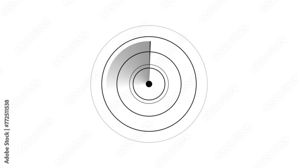 Radar loop with Alpha Matte, Digital green radar with targets on monitor in searching. Air search Radar loop with Alpha Matte, Digital green radar with targets on monitor in searching. Air search