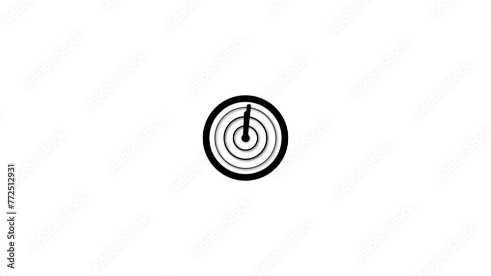 radio wave signal and analog clock background radio wave signal and analog clock background