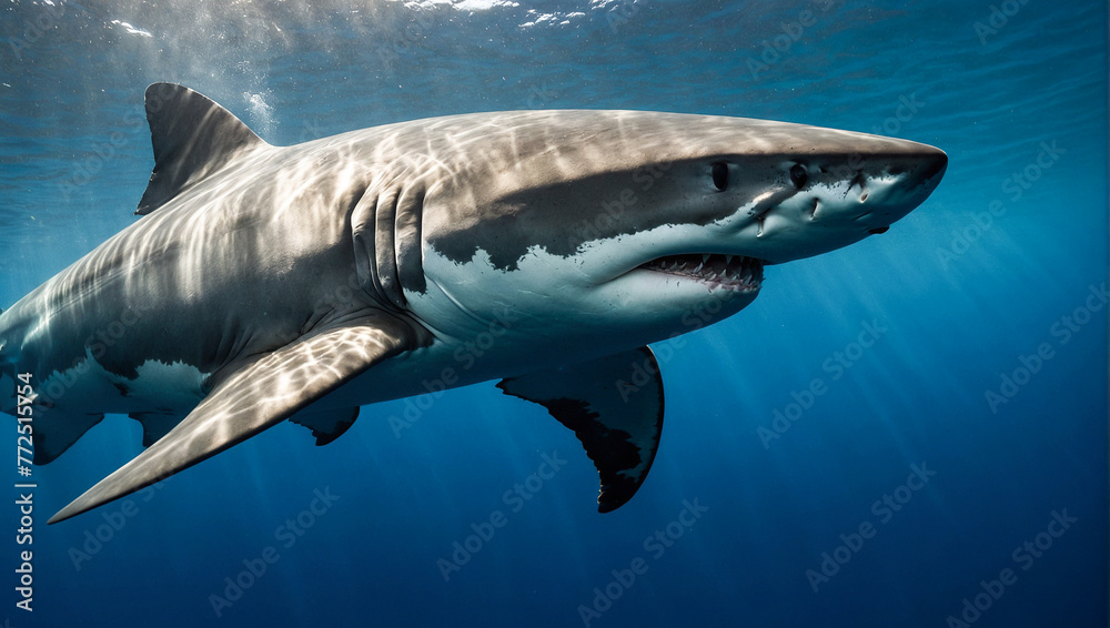 Naklejka premium Sharks