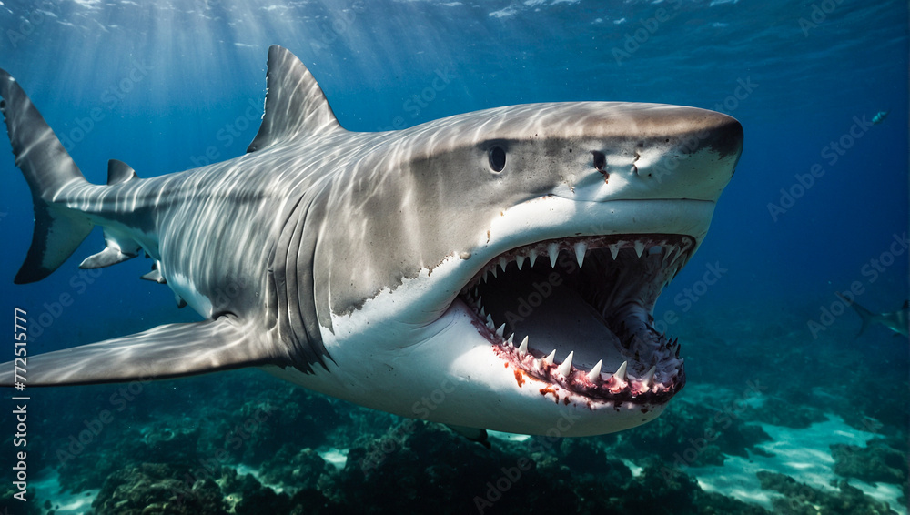 Naklejka premium Sharks
