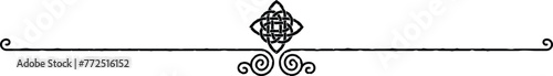 Elegant Header Footer - Celtic Spiral and Knot