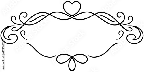 wedding monogram vector 