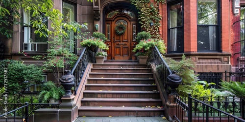 Suburban Home Entrance with a contemporary architectural style - front porch and walkway from the street to the front door in the afternoon