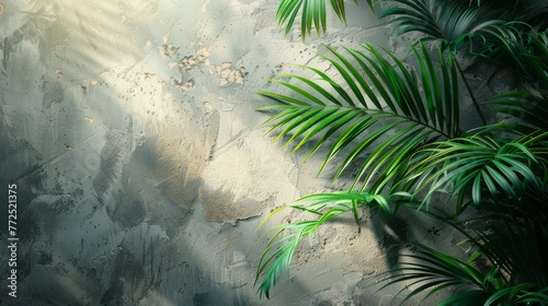Palm Tree Shadow on Wall © homeganko