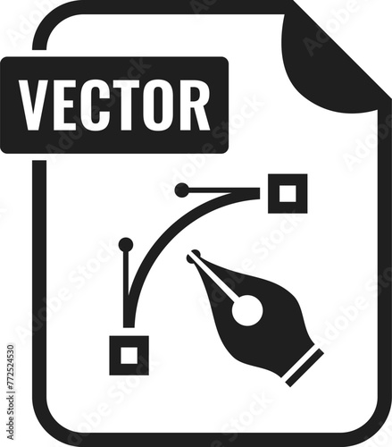 Vector file format web icon