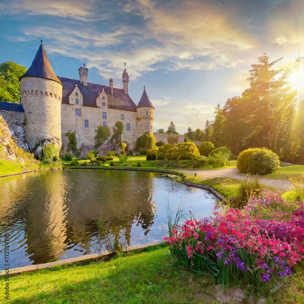 Obraz premium Castle Reflection