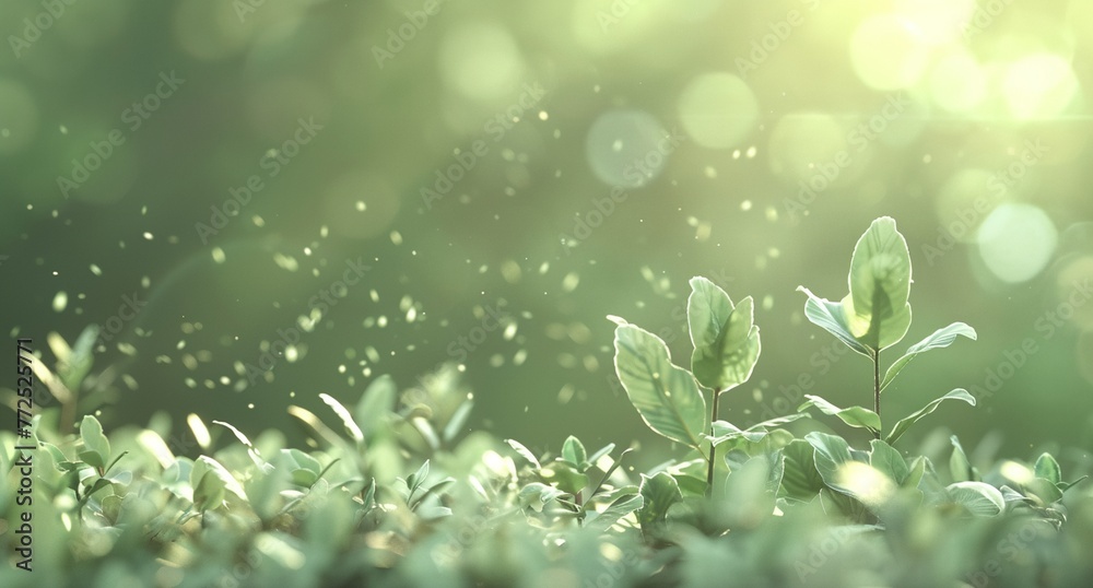 a close up of a leafy plant with sunlight a close up of a leafy plant with sunlight