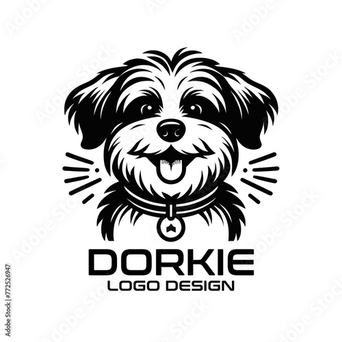 Dorkie Vector Logo Design