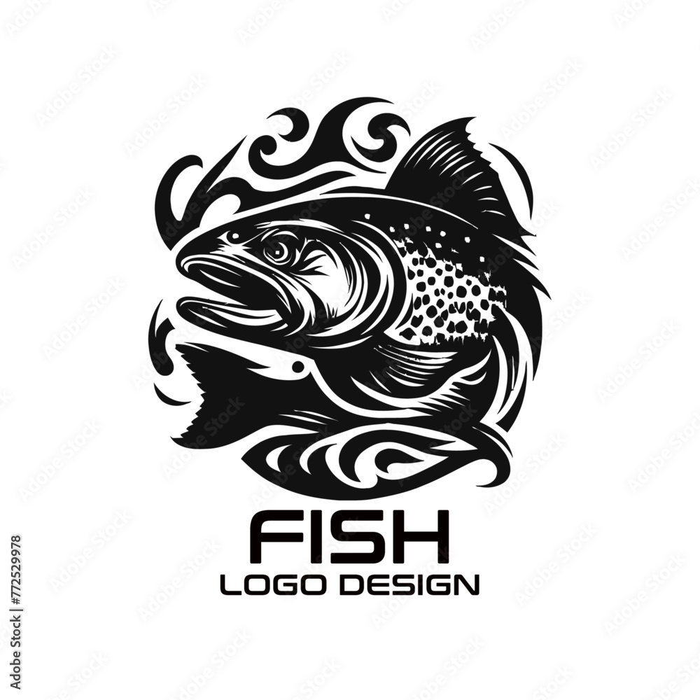 Fish Vector Logo Design Fish Vector Logo Design