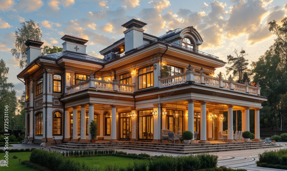 Luxury house exterior