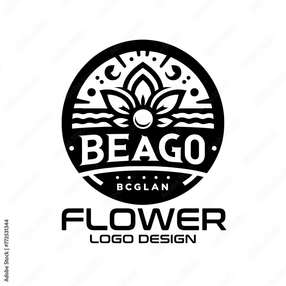 Flower Vector Logo Design