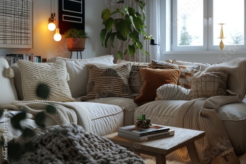Cozy Scandinavian Living Room Interior Design Inspiration