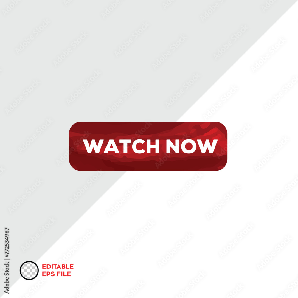 watch now button on white background. play video icon. watch now video play button sign watch now button on white background. play video icon. watch now video play button sign