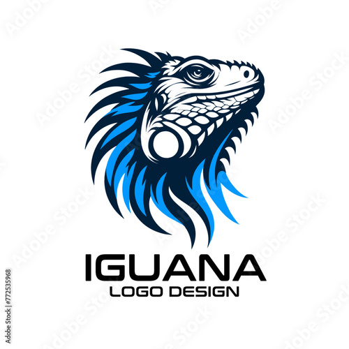 Iguana Vector Logo Design