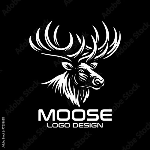 Moose Vector Logo Design