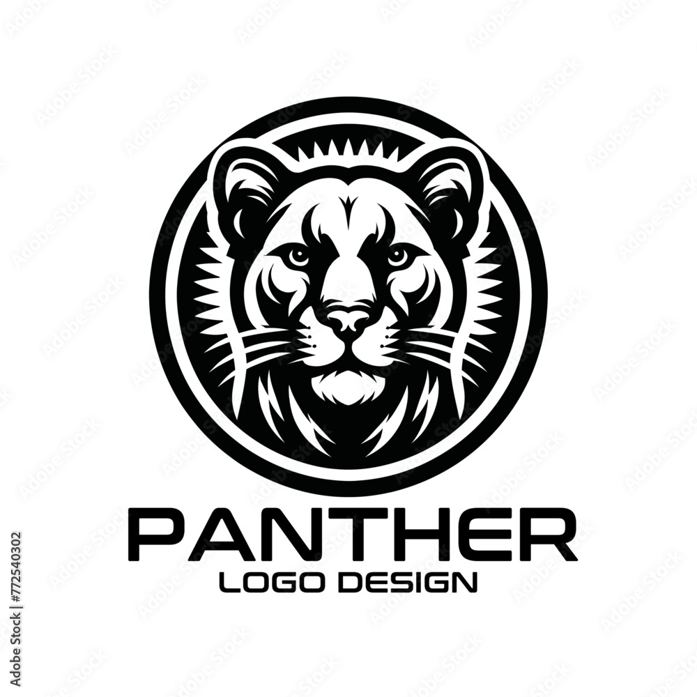 Panther Vector Logo Design Panther Vector Logo Design