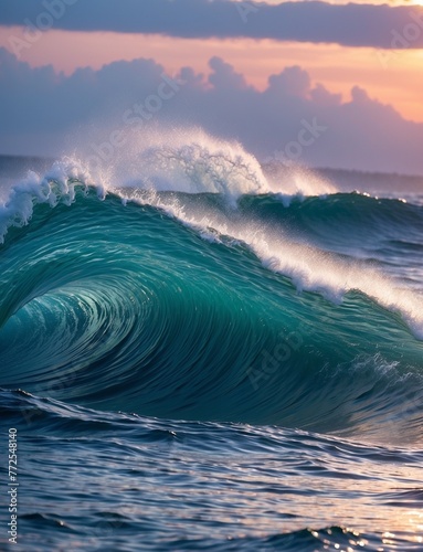 stormy ocean wave