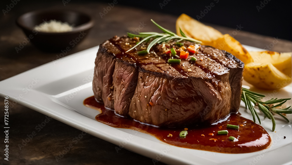 Appetizing grilled beef steak culinary Appetizing grilled beef steak culinary
