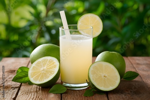 Sip on organic white juice, a refreshing and pure beverage