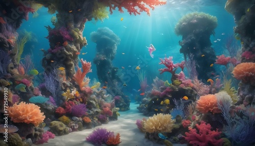 Captivating Underwater Garden Teeming With Vibran 2