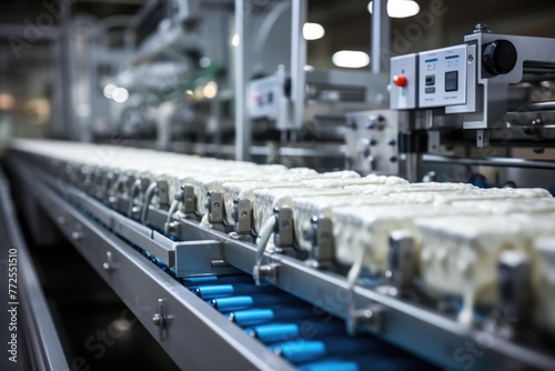 Precision cheese making in a modern facility, driven by cutting-edge technology
