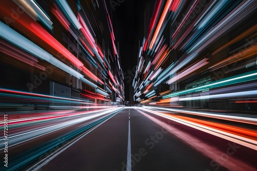 Urban ambiance captured in abstract blur for versatile backgrounds