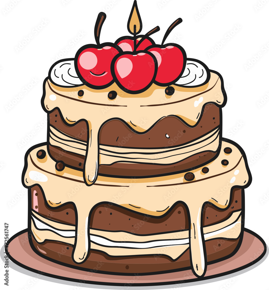 Cake Vector Chronicles A Journey into Sweetness Cake Vector Chronicles A Journey into Sweetness