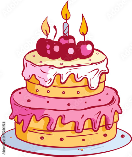 Vectorized Temptations Crafting Cake Vector Extravaganza