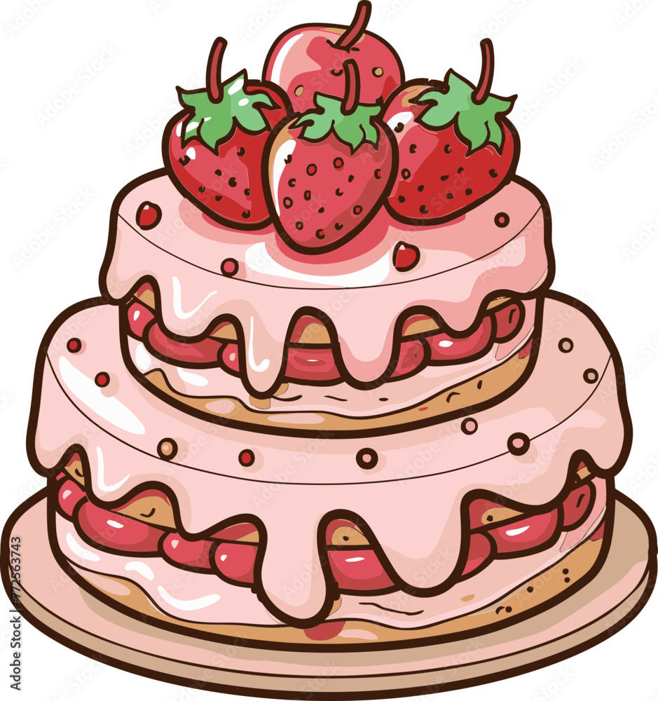 Cake Vector Carnival Navigating Sugary Realms Cake Vector Carnival Navigating Sugary Realms