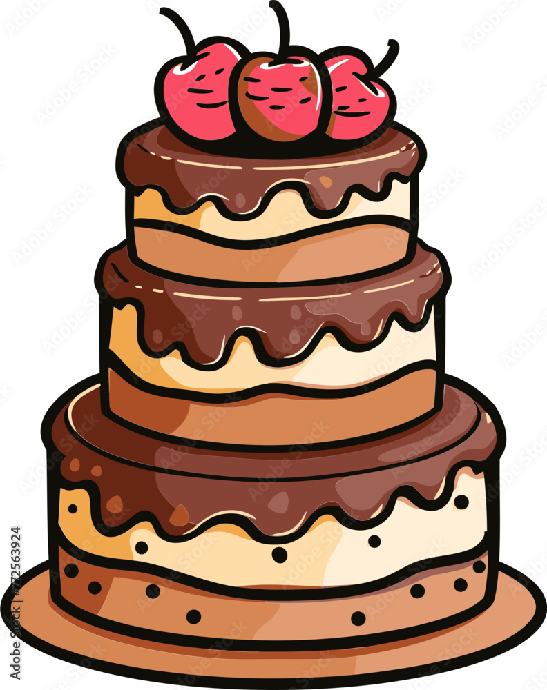 Dreamy Delicacies Illustrating Tempting Treats in Vector Form Dreamy Delicacies Illustrating Tempting Treats in Vector Form