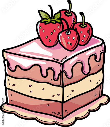 Vectorized Delicacies Crafting Designing and Creating Irresistible Tempting and Delicious Cake Designs with Precision Expertise and Attention to Detail that Evoke Emotion and Wonder Inspire Creativi