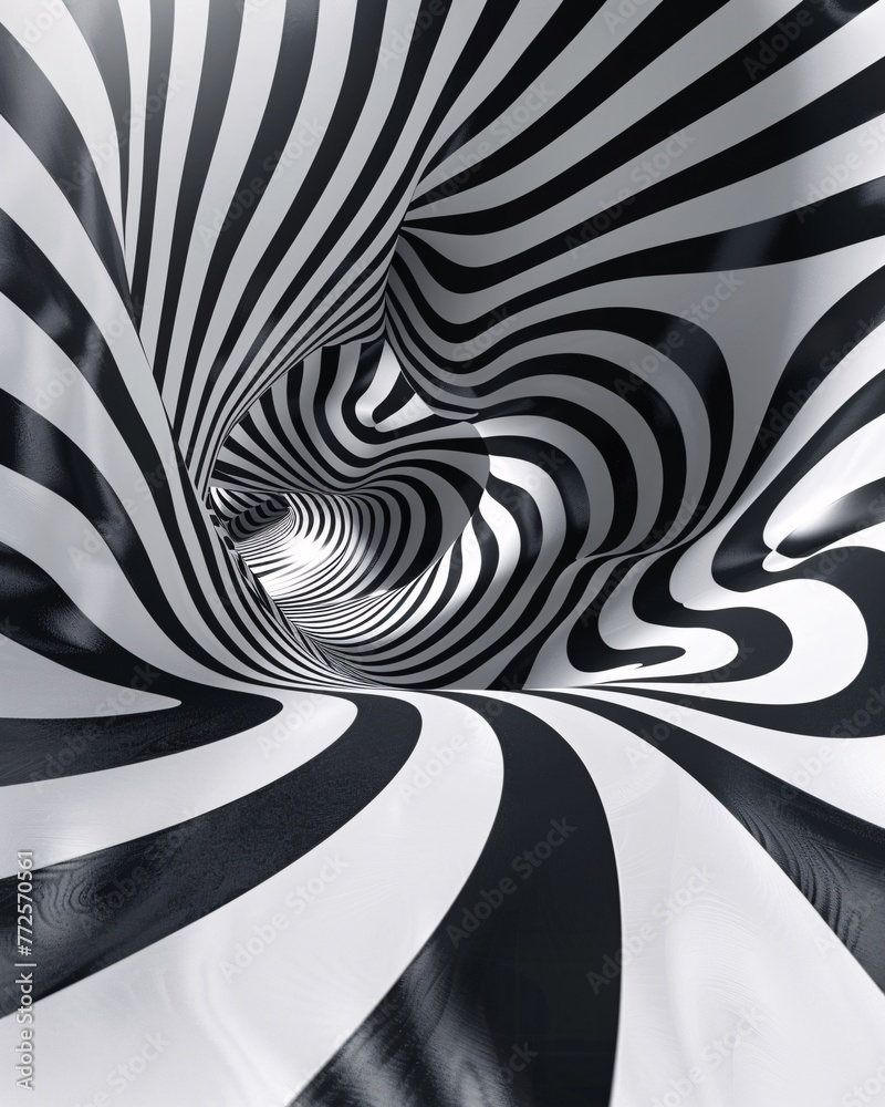 Black and white lines optical illusion Black and white lines optical illusion